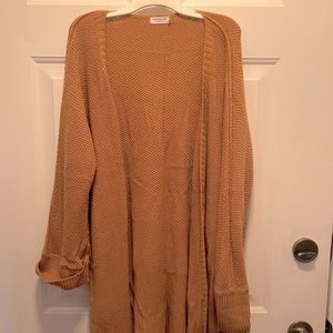 MUSTARD CHIC SOUL OVERPIECE SWEATER, LIGHT WEIGHT SIZE 3X